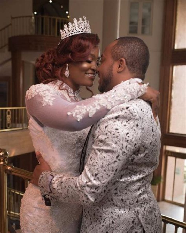 
Chizzy Alichi Mbah Shares A Loved-Up Moment With Her Hubby As They Hang Out Together 