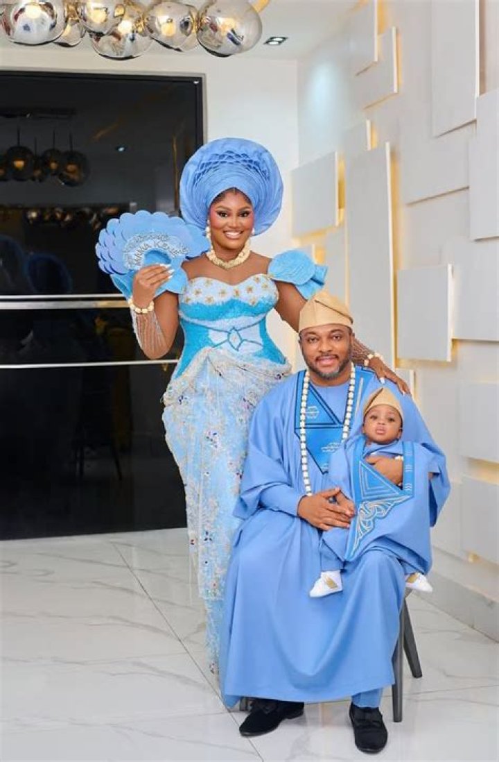 
Chizzy Alichi, Others React As Mercy Johnson & Family Rock Matching Outfits To Mark 11th Anniversary 