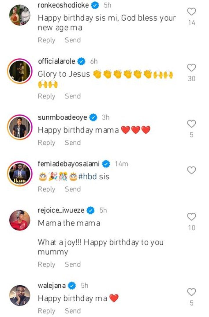 
Femi Adebayo, Ronke Odusanya, Others Celebrate Tope Alabi’s Birthday 