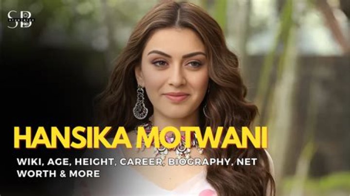 
Hansika Motwani Height, Weight, Net Worth, Age, Birthday, Wikipedia, Who, Nationality, Biography 