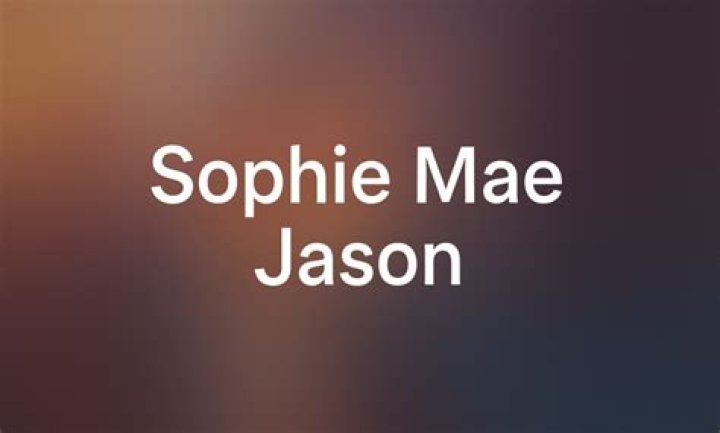
Sophie Mae Jason Age, Birthday, Wikipedia, Who, Nationality, Biography 